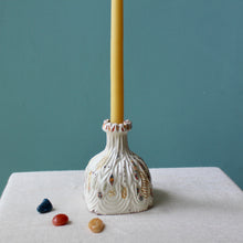 Load image into Gallery viewer, Carved Candle Holder