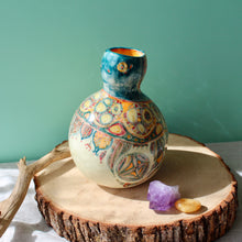 Load image into Gallery viewer, Vibrant Gourd Vase