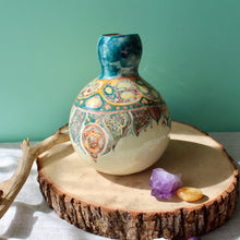 Load image into Gallery viewer, Vibrant Gourd Vase