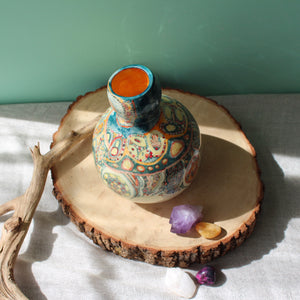 Vibrant Gourd Vase
